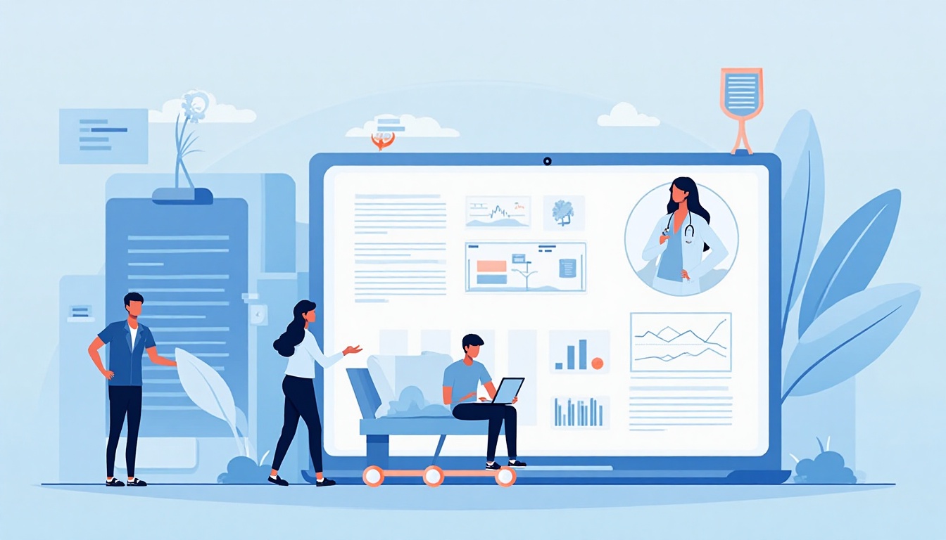 Whitepaper image on building secure and compliant custom software for healthcare